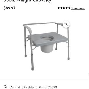 Toilet chair